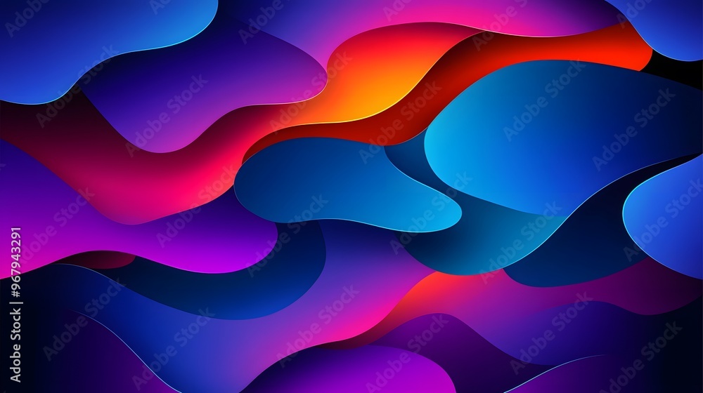 Abstract colorful wave pattern design. Abstract colorful wave pattern design.