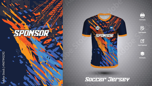 Soccer jersey design for sublimation or football jersey design
