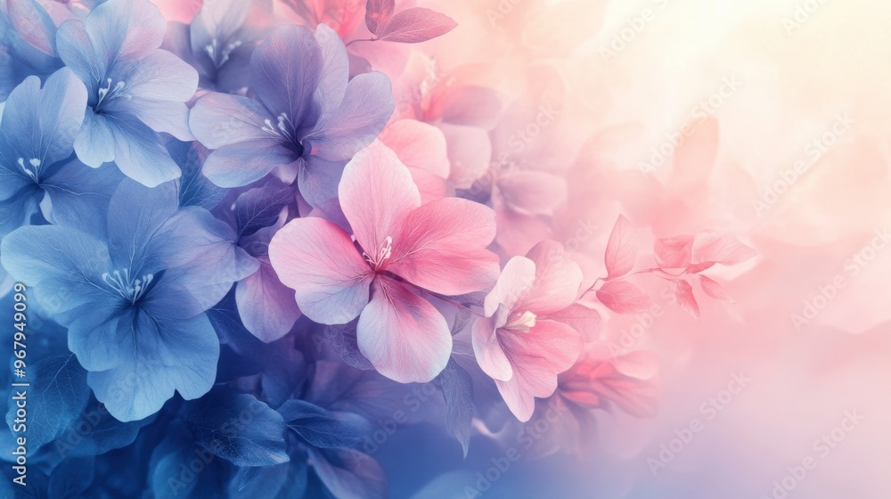 elegant concept banner design with intricate floral elements intertwining in a double exposure frame on a soft gradient background, showcasing botanical beauty elegant concept banner design with intricate floral elements intertwining in a double exposure frame on a soft gradient background, showcasing botanical beauty