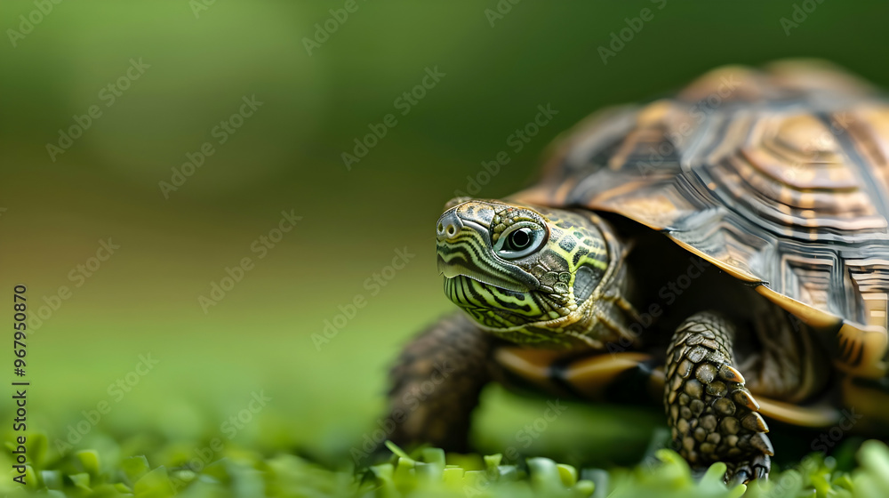 turtle on the grass turtle on the grass