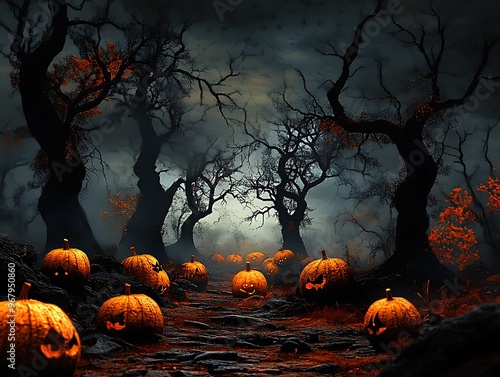 spooky halloween forest with scary black trees and pumpkins on the ground, neural network generated art
close up a bottle of whisky in luxury bottle in vintage atmosphere room

