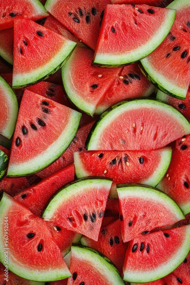 Stacked Watermelon Slices Stacked Watermelon Slices