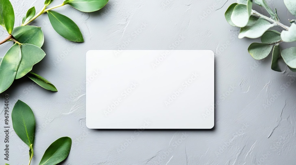 Blank ID card mock-up with matte finish on textured surface, stylish and elegant, ideal for luxury branding Blank ID card mock-up with matte finish on textured surface, stylish and elegant, ideal for luxury branding