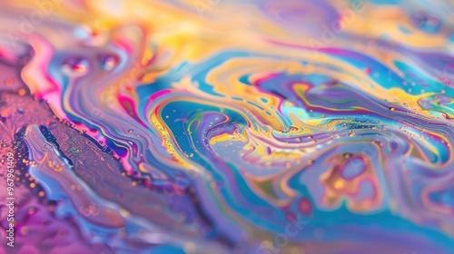 Abstract Swirls of Color