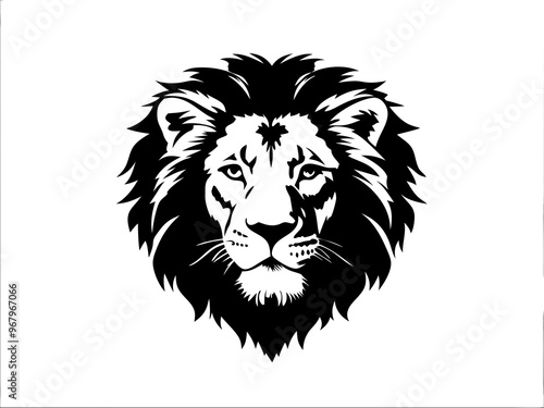 lion head  transparent background png file,