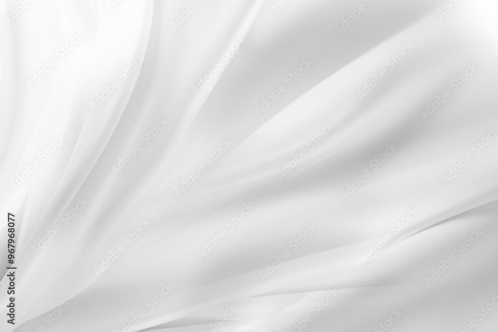 White silk fabric White silk fabric