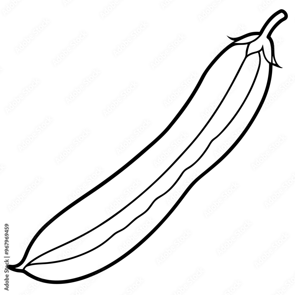 green bean vegetable outline coloring book page line art illustration digital drawing green bean vegetable outline coloring book page line art illustration digital drawing
