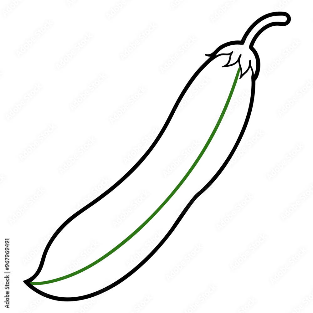 green bean vegetable outline coloring book page line art illustration digital drawing green bean vegetable outline coloring book page line art illustration digital drawing