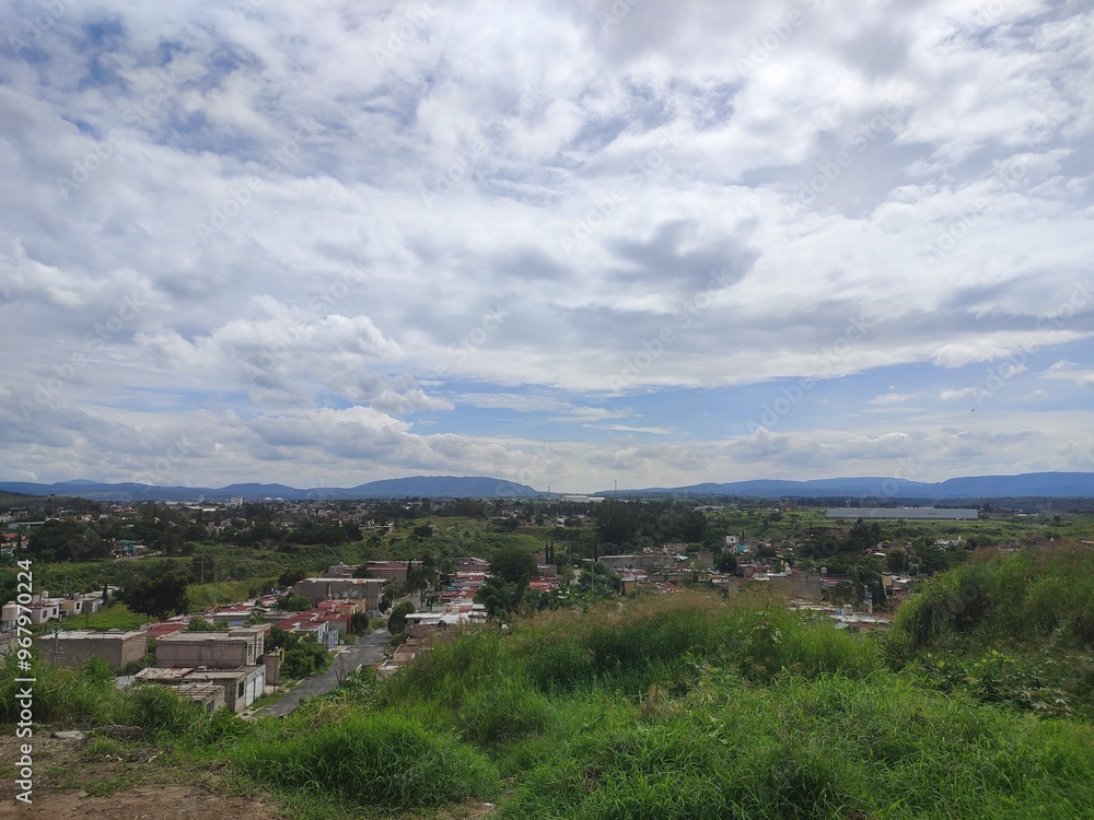 Fototapeta premium Escena paisaje hermoso en el monte
