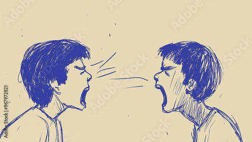 people yelling at each other