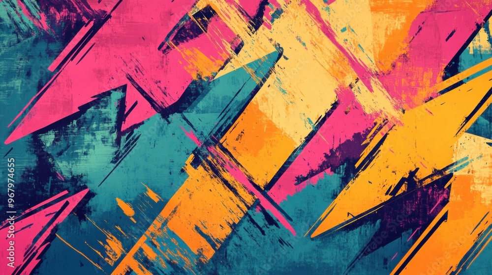 Dynamic Abstract Background with Sharp Arrows and Brush Strokes for Vibrant Movement Dynamic Abstract Background with Sharp Arrows and Brush Strokes for Vibrant Movement