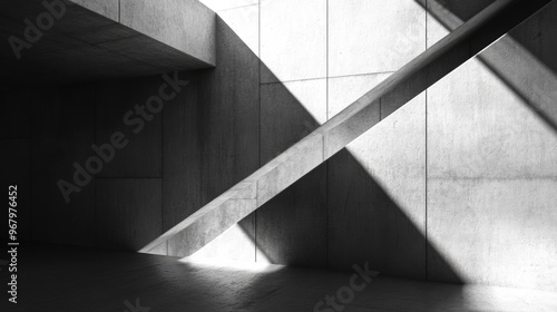 Concrete Walls and Geometric Shadows: An Architectural Study