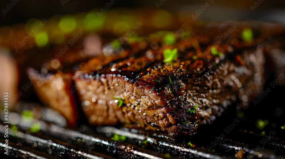 Smoked Brisket Barbecue Luxury Yacht Deck Carou Smoked Brisket Barbecue Luxury Yacht Deck Carou