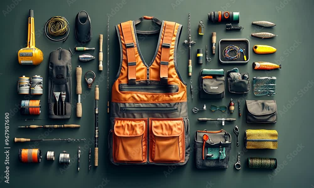 Fishing Gear Lay Flat Fishing Gear Lay Flat