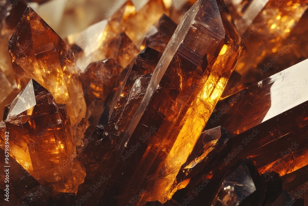 Close-up of several salt crystals with natural formations and varying sizes. Close-up of several salt crystals with natural formations and varying sizes.