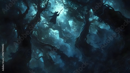 Wallpaper Mural Halloween, Haunting, Witches, Ghosts, Haunted, Vampire, Cemetery, Pattern Background, Wallpaper, Cover and Screen for Smartphone, PC, Laptop, 9:16 and 16:9 Format Torontodigital.ca