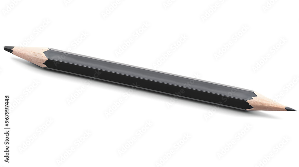 Black pencil isolated on transparent background, png, cutout Black pencil isolated on transparent background, png, cutout