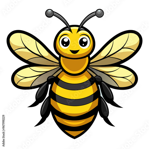 bee clipart vector design,awesome bee svg,high resolution printable bee artwork