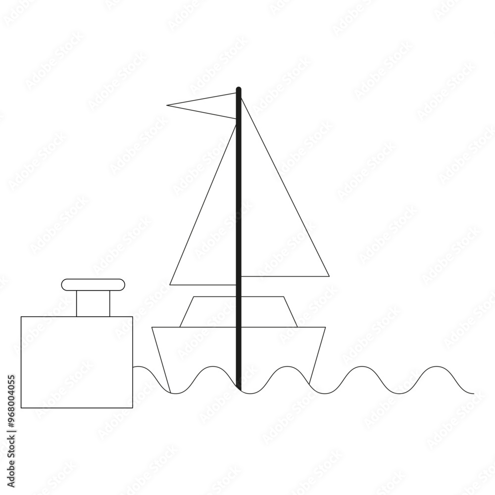 Simple icon of Travel by Sea Related Vector Line Icon. Port, Cruise Liner, Lighthouse and more. Editable Stroke. Vector illustration flat style Eps 10. Simple icon of Travel by Sea Related Vector Line Icon. Port, Cruise Liner, Lighthouse and more. Editable Stroke. Vector illustration flat style Eps 10.