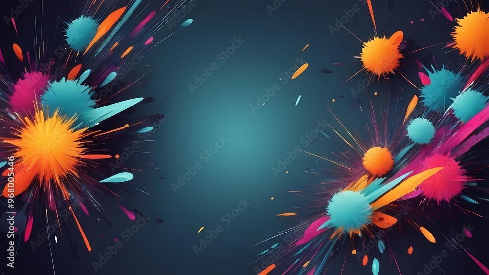 Obraz premium abstract colorful gradient background design wallpaper