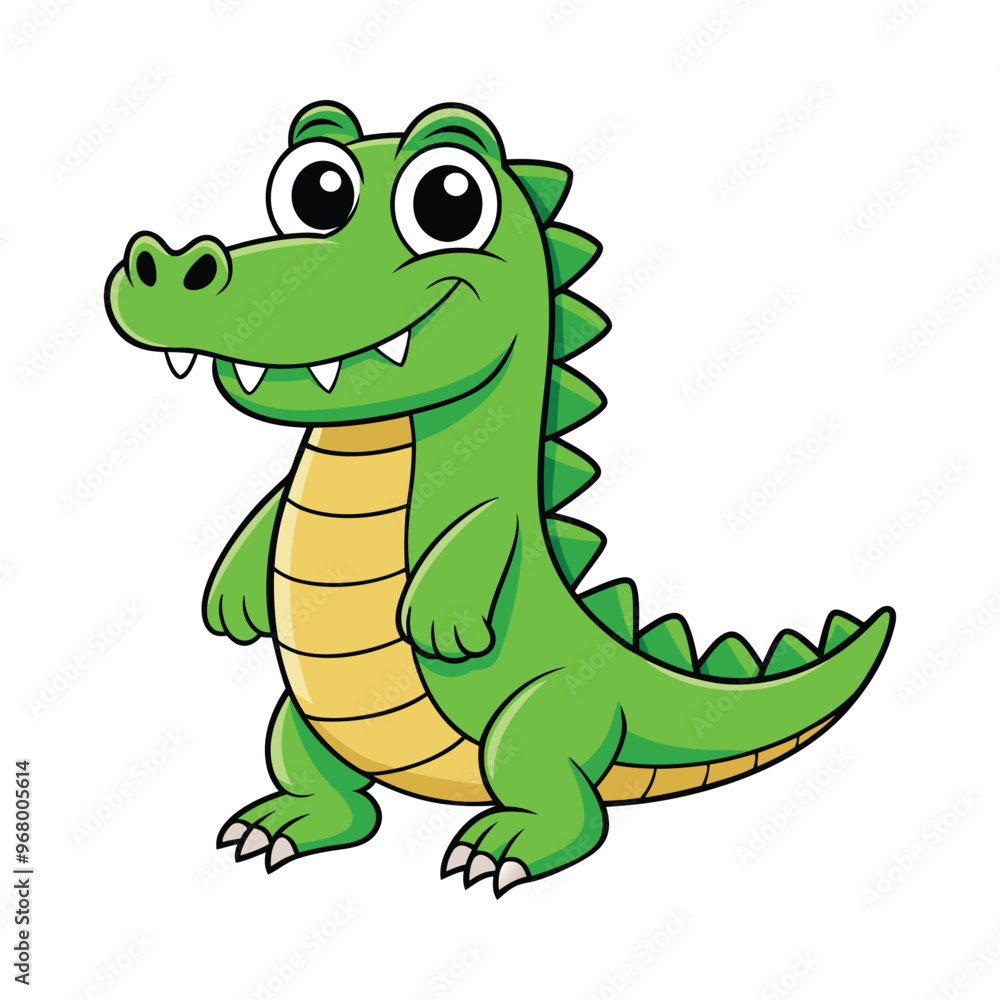 Crocodile cartoon vector illustration style design Crocodile cartoon vector illustration style design