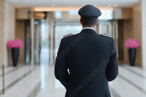 Security Personnel Monitoring Indoor Premises, Surveillance and Safety Management photo