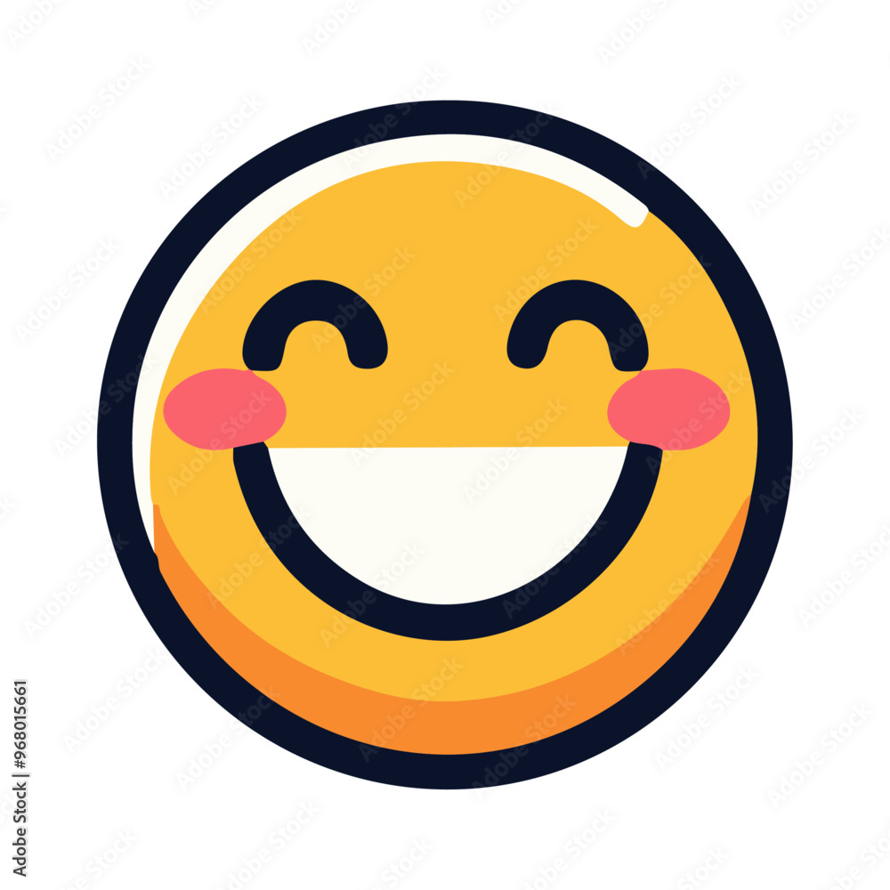 Smiley Face Emoji Vector Icon: High-Resolution, Versatile Icon for Digital and Graphic Design Smiley Face Emoji Vector Icon: High-Resolution, Versatile Icon for Digital and Graphic Design