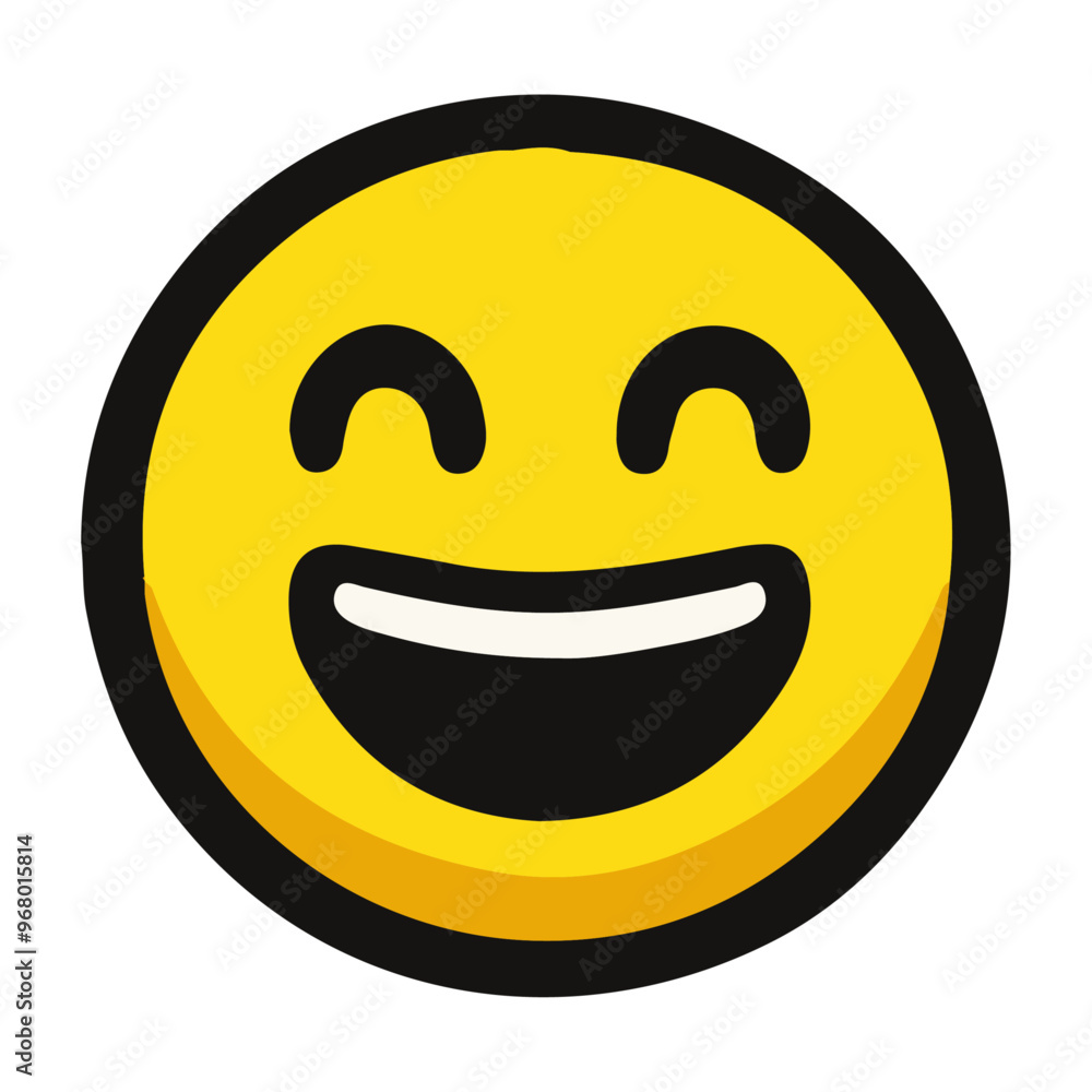 Smiley Face Emoji Vector Icon: High-Resolution, Versatile Icon for Digital and Graphic Design Smiley Face Emoji Vector Icon: High-Resolution, Versatile Icon for Digital and Graphic Design