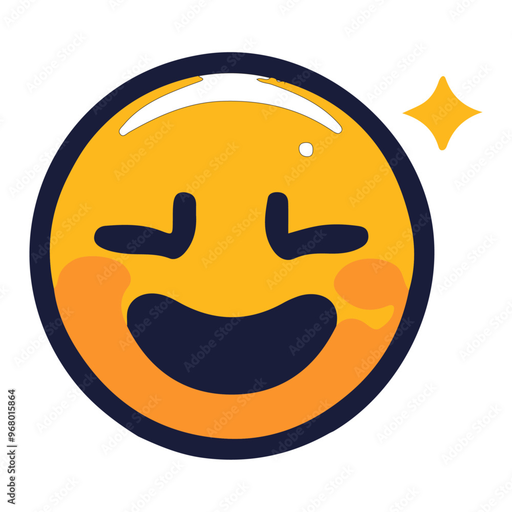 Smiley Face Emoji Vector Icon: High-Resolution, Versatile Icon for Digital and Graphic Design Smiley Face Emoji Vector Icon: High-Resolution, Versatile Icon for Digital and Graphic Design