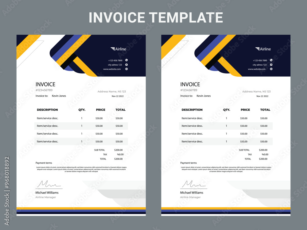 Modern style gradient technology company invoice design template in blue red orange. This cash memo price list for order expense is used for accounting bookkeeping finance business as money receipt. Modern style gradient technology company invoice design template in blue red orange. This cash memo price list for order expense is used for accounting bookkeeping finance business as money receipt.