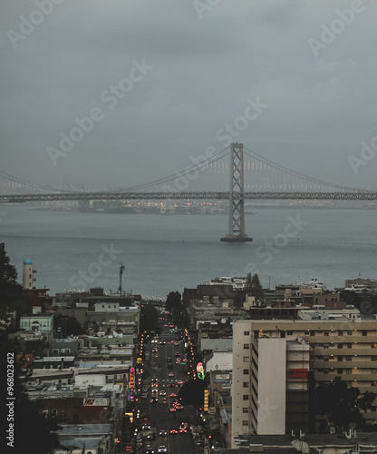 city skyline at night San Francisco