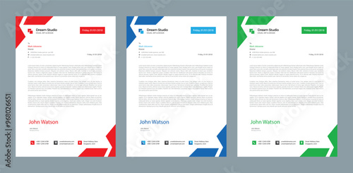 letterhead flyer corporate official minimal creative abstract professional informative newsletter magazine poster brochure design