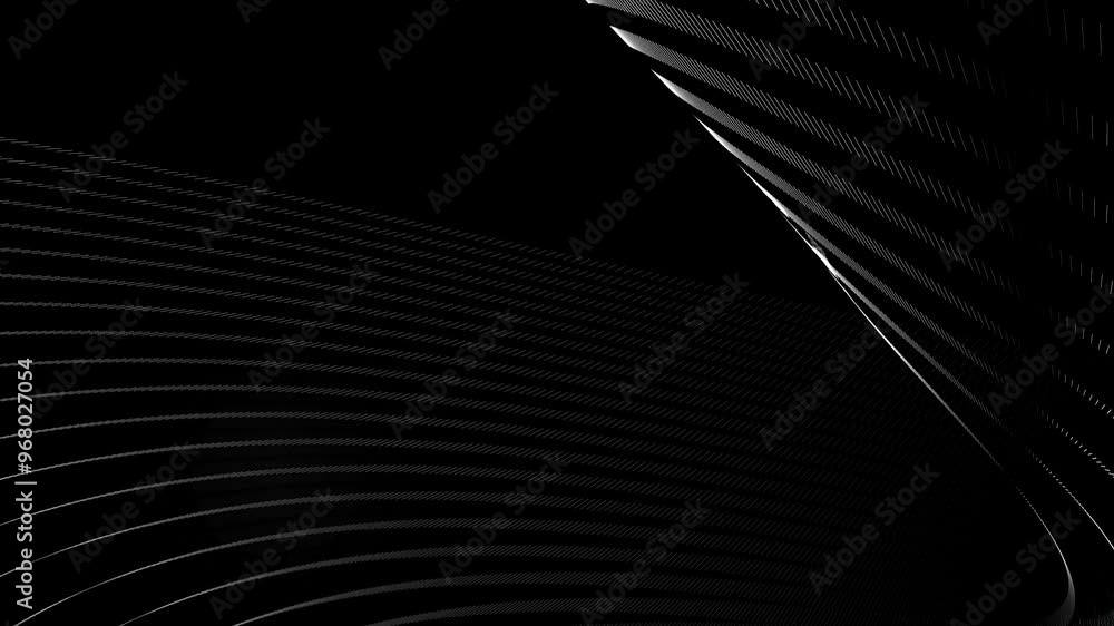 Abstract black and white lines with perspective. Abstract black and white lines with perspective.