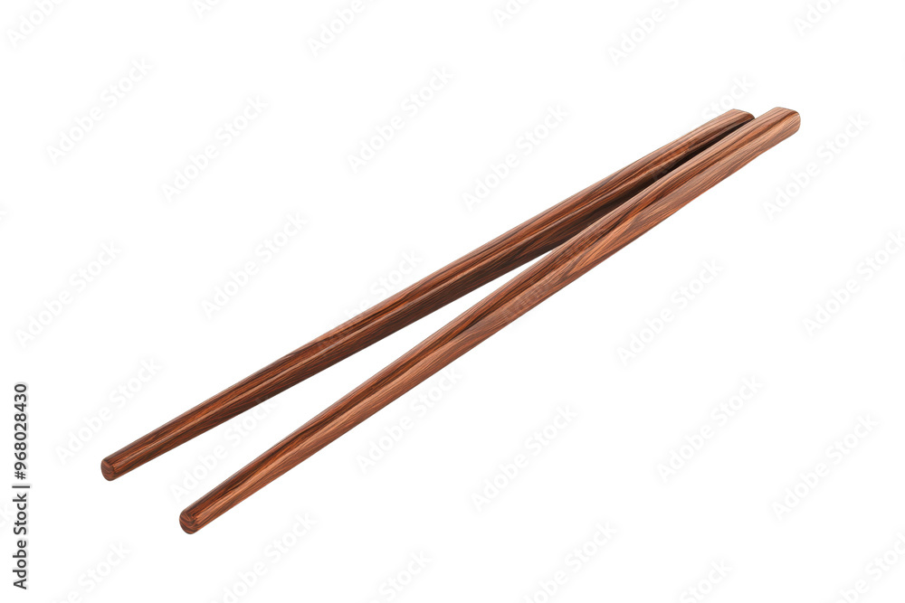 A pair of wooden chopsticks isolated on a transparent background. perfect for Asian cuisine themes and dining concepts. A pair of wooden chopsticks isolated on a transparent background. perfect for Asian cuisine themes and dining concepts.