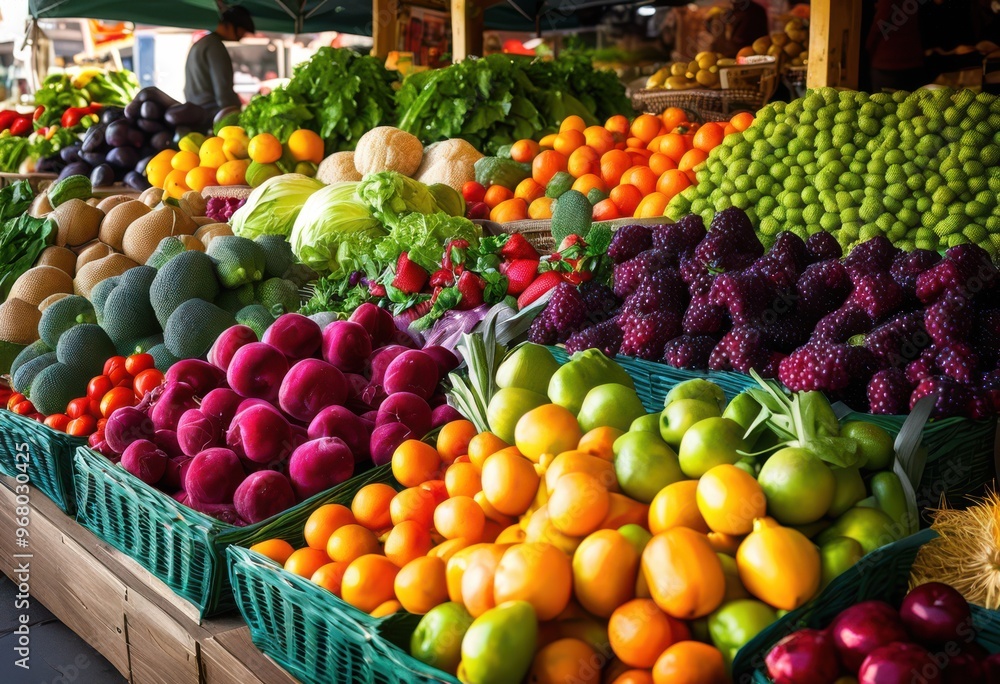 vibrant display fresh produce alongside quick meal solutions featuring colorful fruits vegetables healthy eating choices, selection, organic, seasonal, dishes vibrant display fresh produce alongside quick meal solutions featuring colorful fruits vegetables healthy eating choices, selection, organic, seasonal, dishes