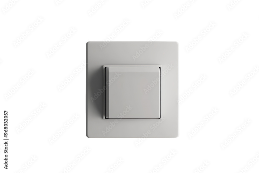 Close-up of a modern, minimalist light switch on a transparent background. showcasing contemporary design and functionality. Close-up of a modern, minimalist light switch on a transparent background. showcasing contemporary design and functionality.