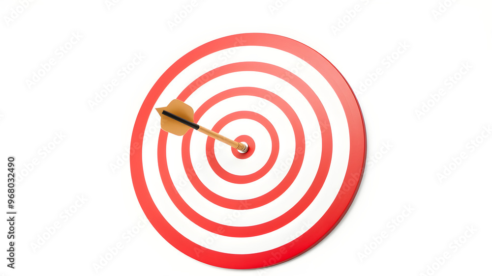 A dart hitting the target
A dart hitting the target