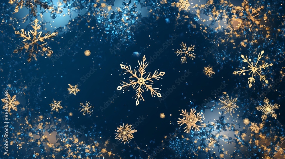 Abstract snowflakes Abstract snowflakes