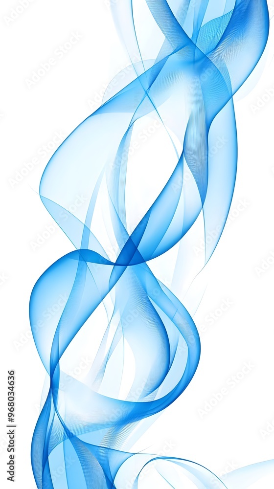 Abstract blue and white background vector presentation design with line waves Abstract blue and white background vector presentation design with line waves