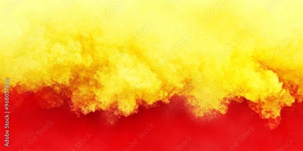 Vibrant hues of yellow and red merge seamlessly, creating a striking abstract effect that captivates the eye with its vivid energy Vibrant hues of yellow and red merge seamlessly, creating a striking abstract effect that captivates the eye with its vivid energy