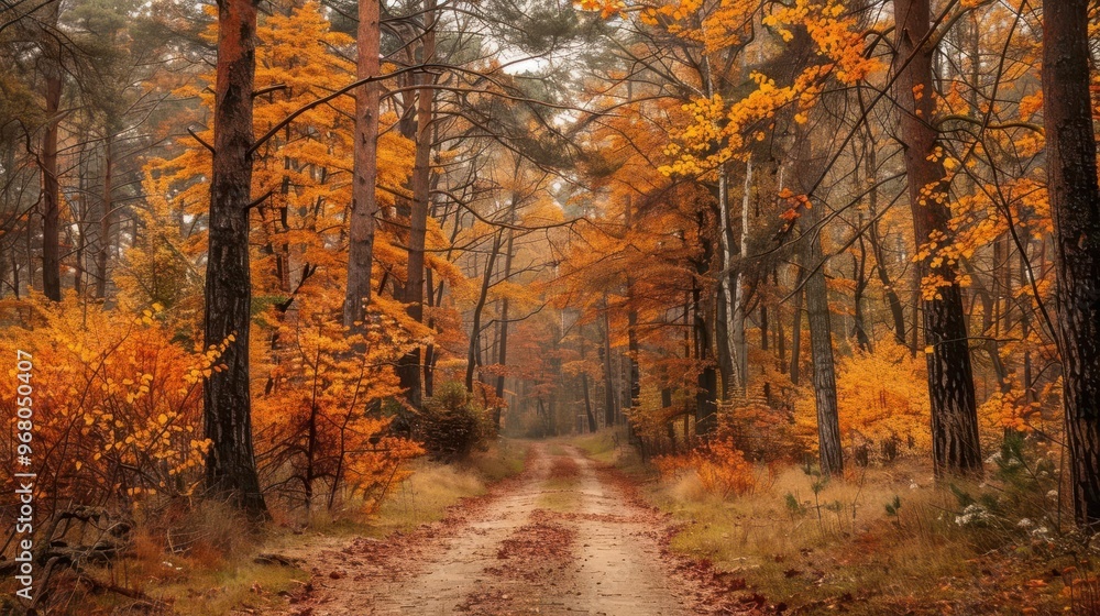 Obraz premium Autumn forest