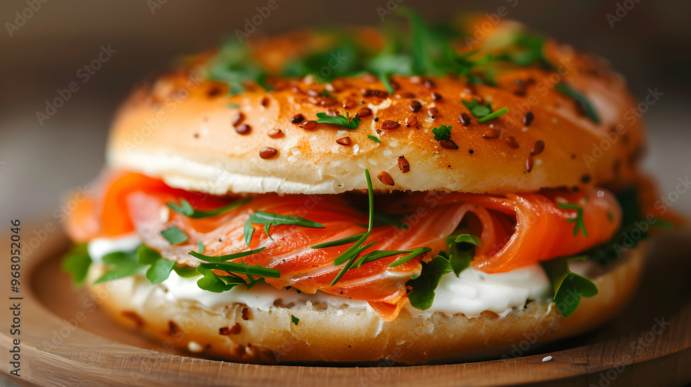 Smoked Salmon Bagel Smoked Salmon Bagel