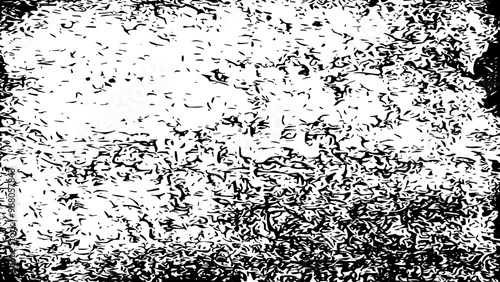 Abstract black and white grunge background for use in graphics