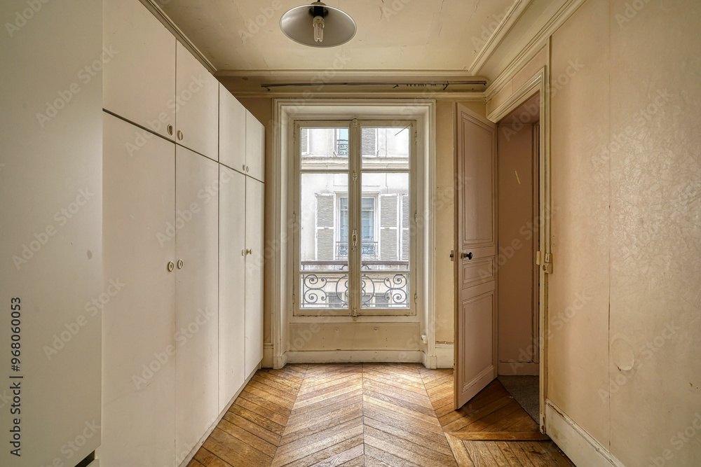 Obraz premium empty room with a window