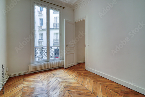 empty room with window