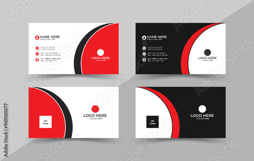 1new business card for your business. creative modern name card and business card template- Creative and Clean Business Card Template.
