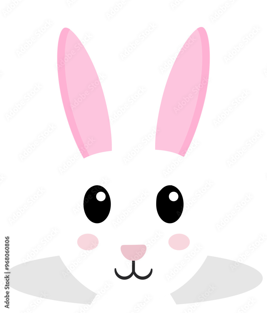 Fototapeta premium Rabbit Icon .Easter Bunny or Easter Rabbit