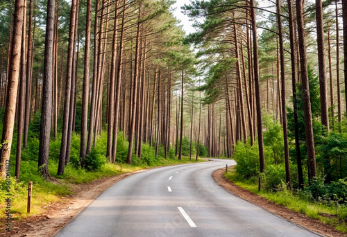 road in the forest