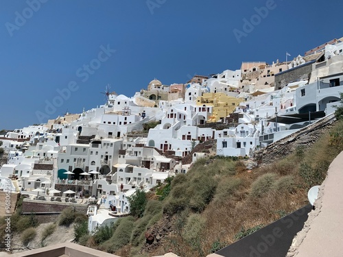 Cycladic homes in Santorini, Greece