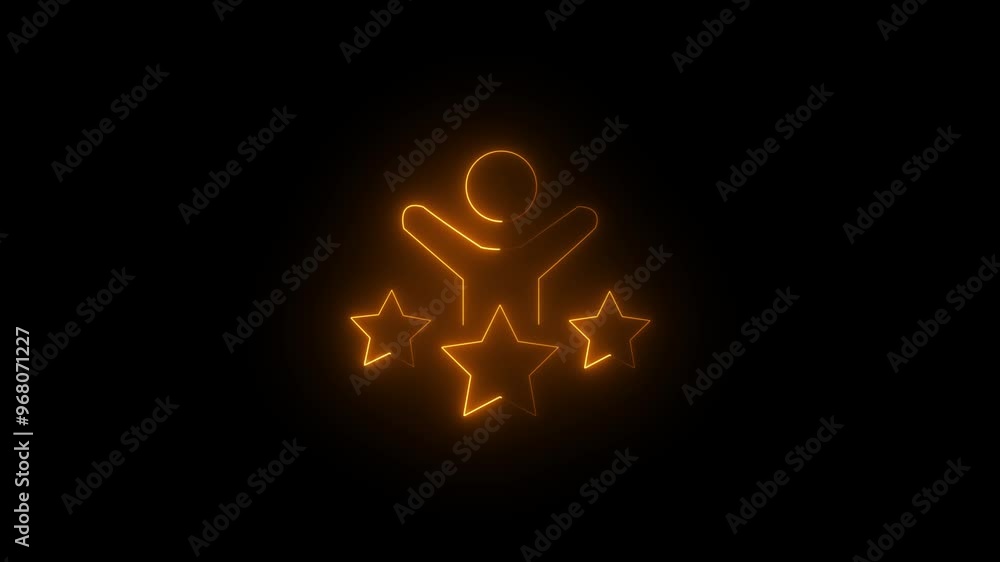 Customer service evaluation concept. 4K motion graphic animation of one men icon .and three stars
rating to service experience to review satisfaction feedback survey . on black background Customer service evaluation concept. 4K motion graphic animation of one men icon .and three stars
rating to service experience to review satisfaction feedback survey . on black background